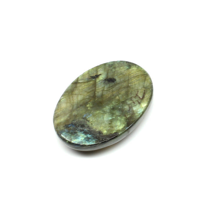 Top Fire Play of Colors 74Ct Natural Labradorite Oval Cabochon Gemstone