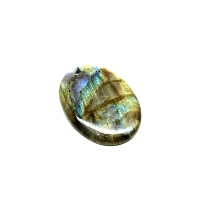 Top Fire Play of Colors 60.1Ct Natural Labradorite Oval Cabochon Gemstone