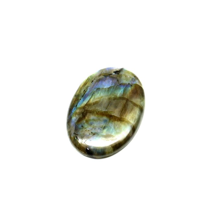 Top Fire Play of Colors 60.1Ct Natural Labradorite Oval Cabochon Gemstone