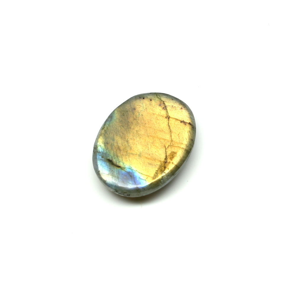 Top Fire Play of Colors 17.8Ct Natural Labradorite Oval Cabochon Gemstone
