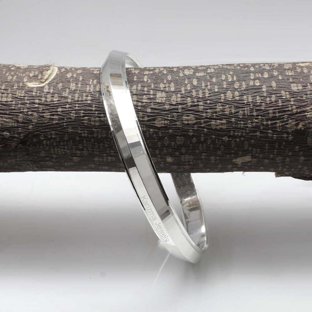 Stylish design best quality silver & black color bracelet for men - – Soni  Fashion®