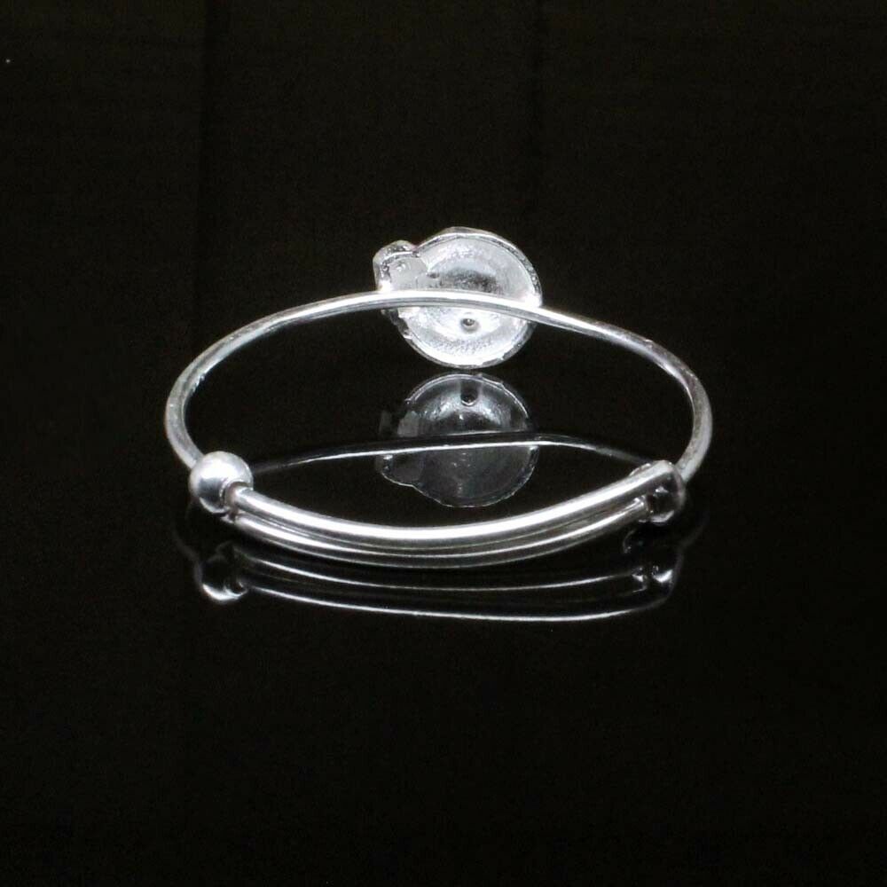 Baby Toddler silver Bangles Bracelet - Single