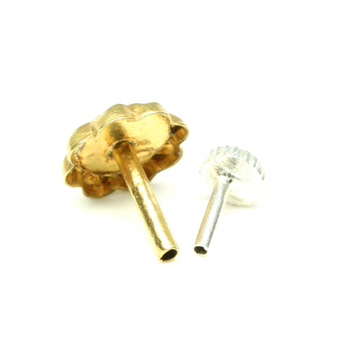Beautiful Traditionally Indian Nose ring Gold Filled Nose stud push pin