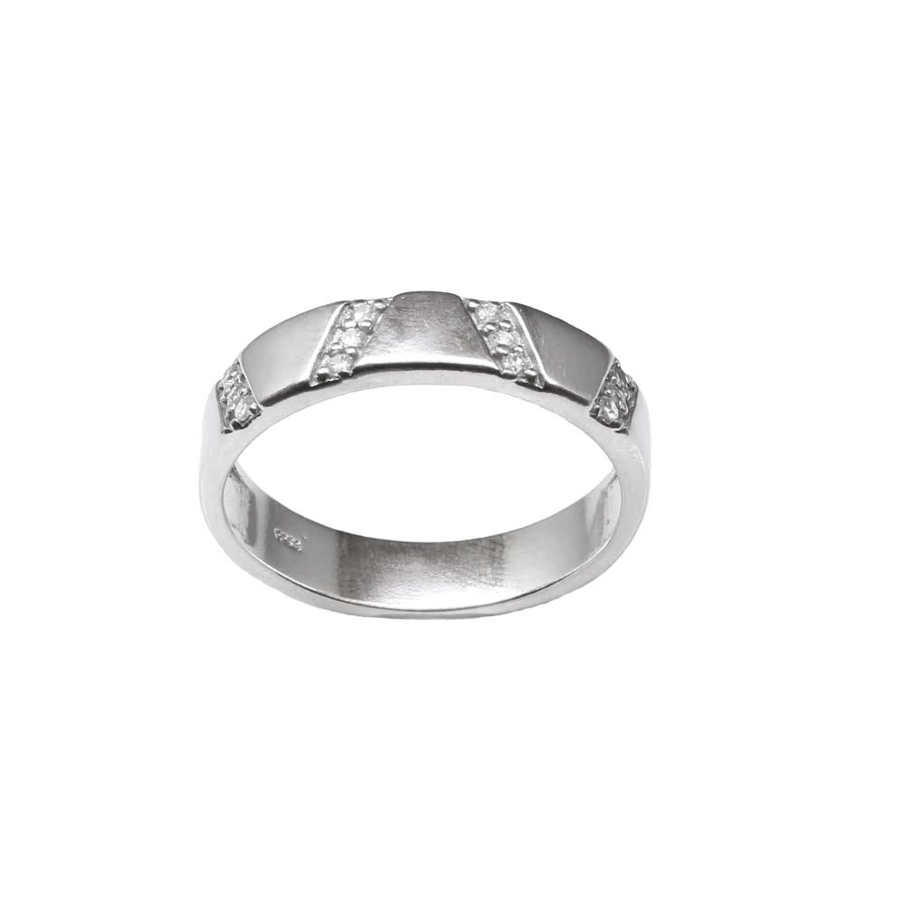 Masculine Inter-knotted Men's Diamond Ring