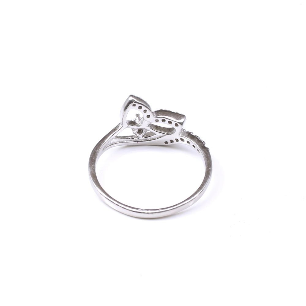 Stylish Shining Crown Woman's Sterling Silver Ring - 925 Rings