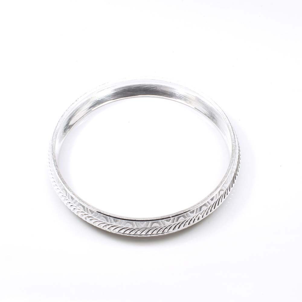Buy Parnika(Formerly MJ 925 Plain Round Hollow Unisex Kada Bangle in Pure  92.5 Sterling Silver for Girls Women Boys Men | With Certificate of  Authenticity | Chandi ka Kada | Online at desertcartINDIA