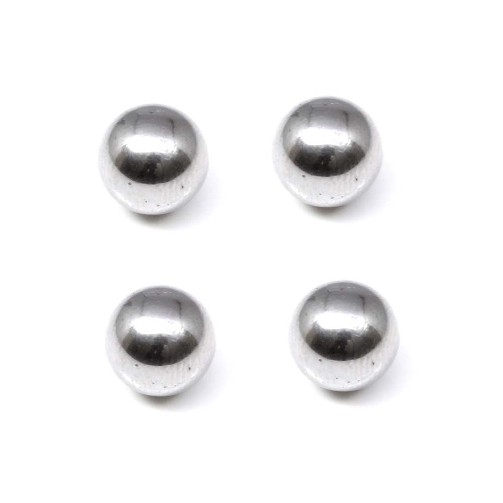 4pc Set iron Steel Round Ball for lal kitab remedy and astrology