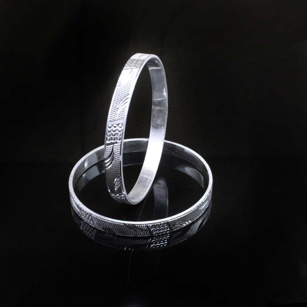 Pair of ladies Sterling Silver Bangle Bracelets