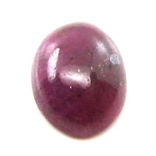3.4Ct Natural Ruby Oval Cabochon Gemstone
