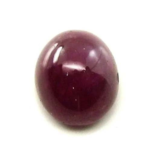 6.1Ct Natural Ruby Oval Cabochon Gemstone