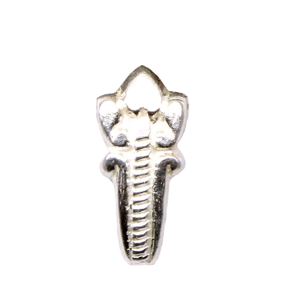 Sterling Silver nose stud, Body Piercing Jewelry Indian Nose ring nase Push Pin