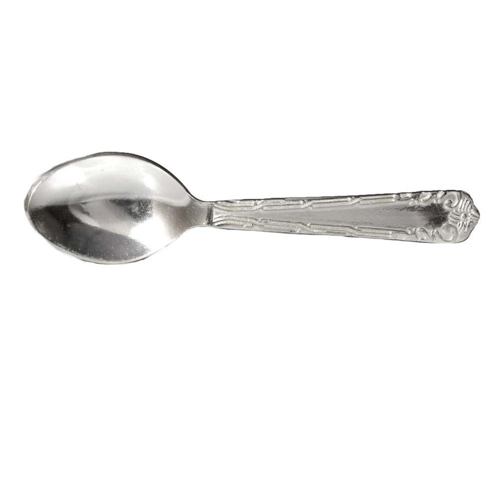 Real Sterling Silver Baby Spoon Utensils Gift for Kids 9 Cm