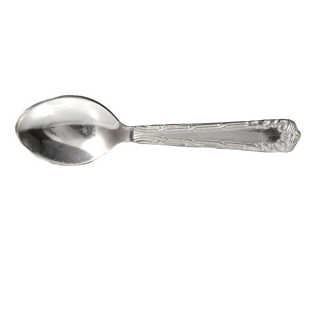 Real Sterling Silver Kids Spoon Utensils Gift for baby 8.4Cm
