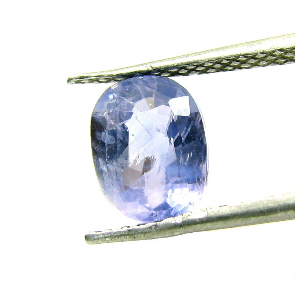 2.5Ct Natural Blue Sapphire Oval Faceted Gemstone