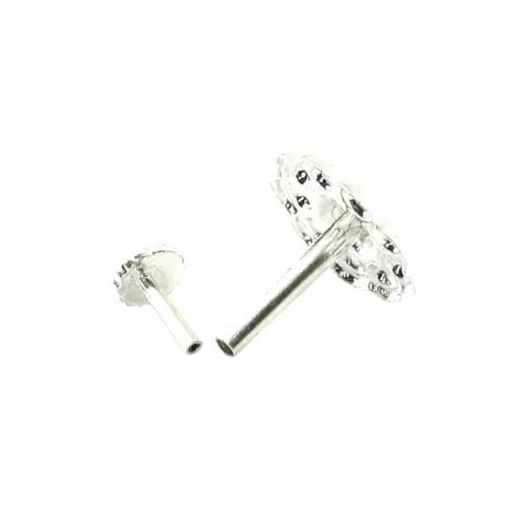 Charming Sterling Silver Body Piercing Jewelry Nose Stud Pin
