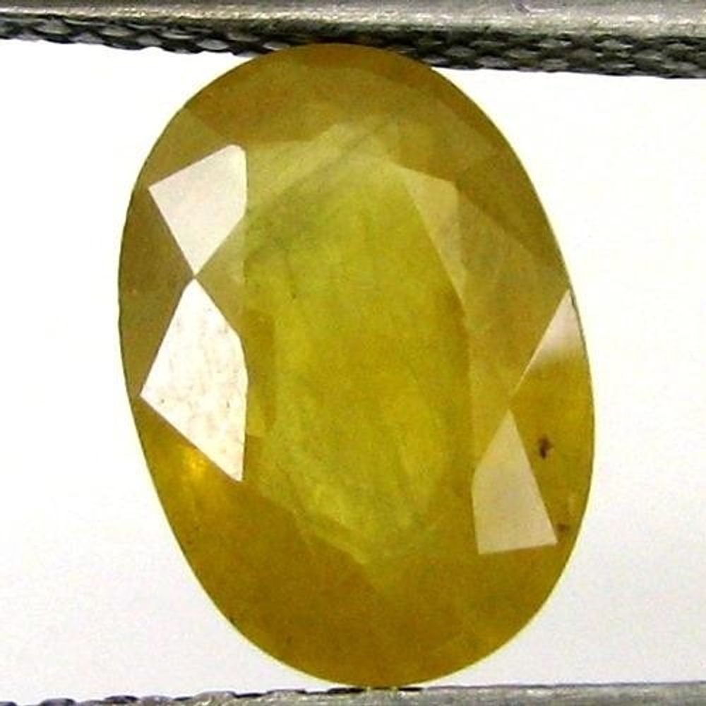 Certified 3.44Ct Natural Precious Yellow Sapphire (Pukhraj) Real Gemstone for Jupiter