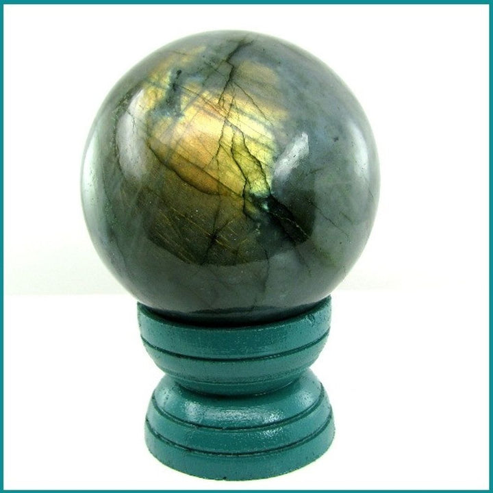 2840Ct Natural Labradorite Gemstone Sphere Crystal Healing Ball