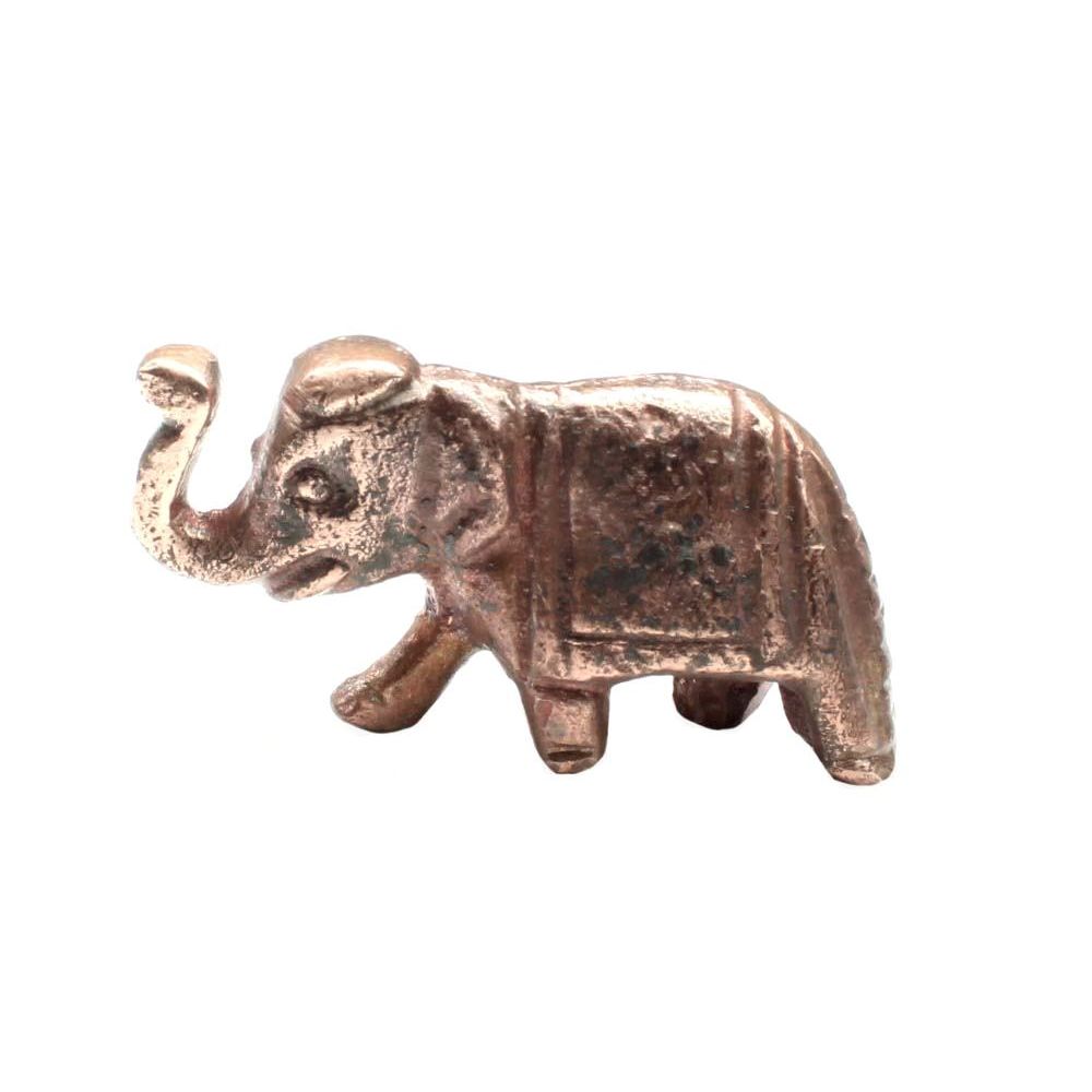 Pure Copper Elephant for Astrology Lal Kitab and red book remedies