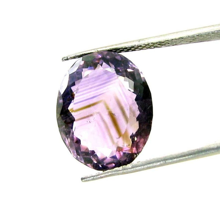 12.2Ct Natural Amethyst (Katella) Oval Cut Faceted Gemstone