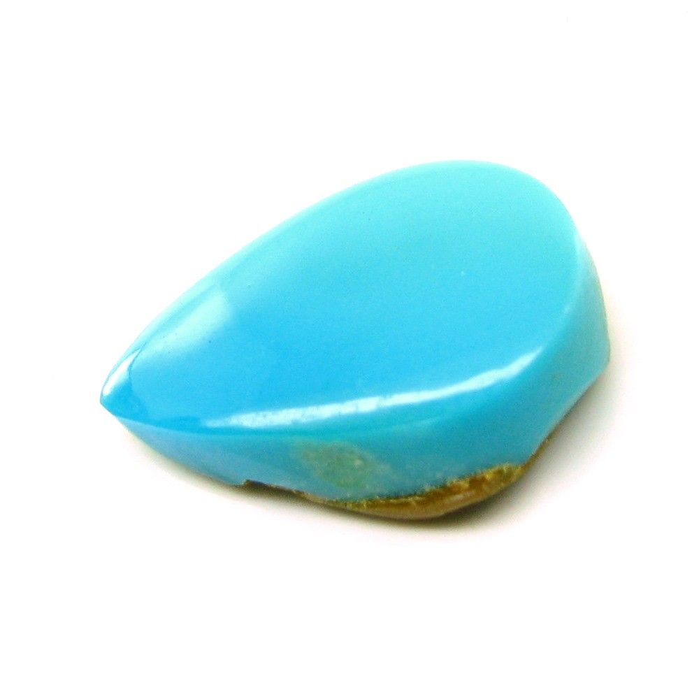 9.8Ct Natural Blue Turquoise Feroza Pear Gemstone