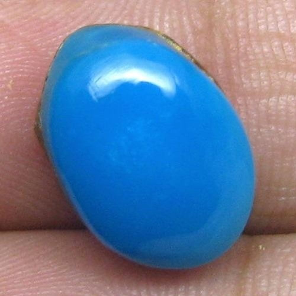 Superb Beautiful Blue 6.7Ct Natural Turquoise Feroza Oval Cabochon Gemstone
