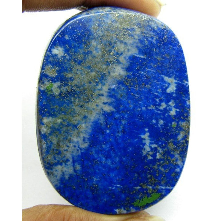 HUGE Collectible 520Ct Natural Untreated Blue Lapis Lazuli Oval Shape Carved Gem